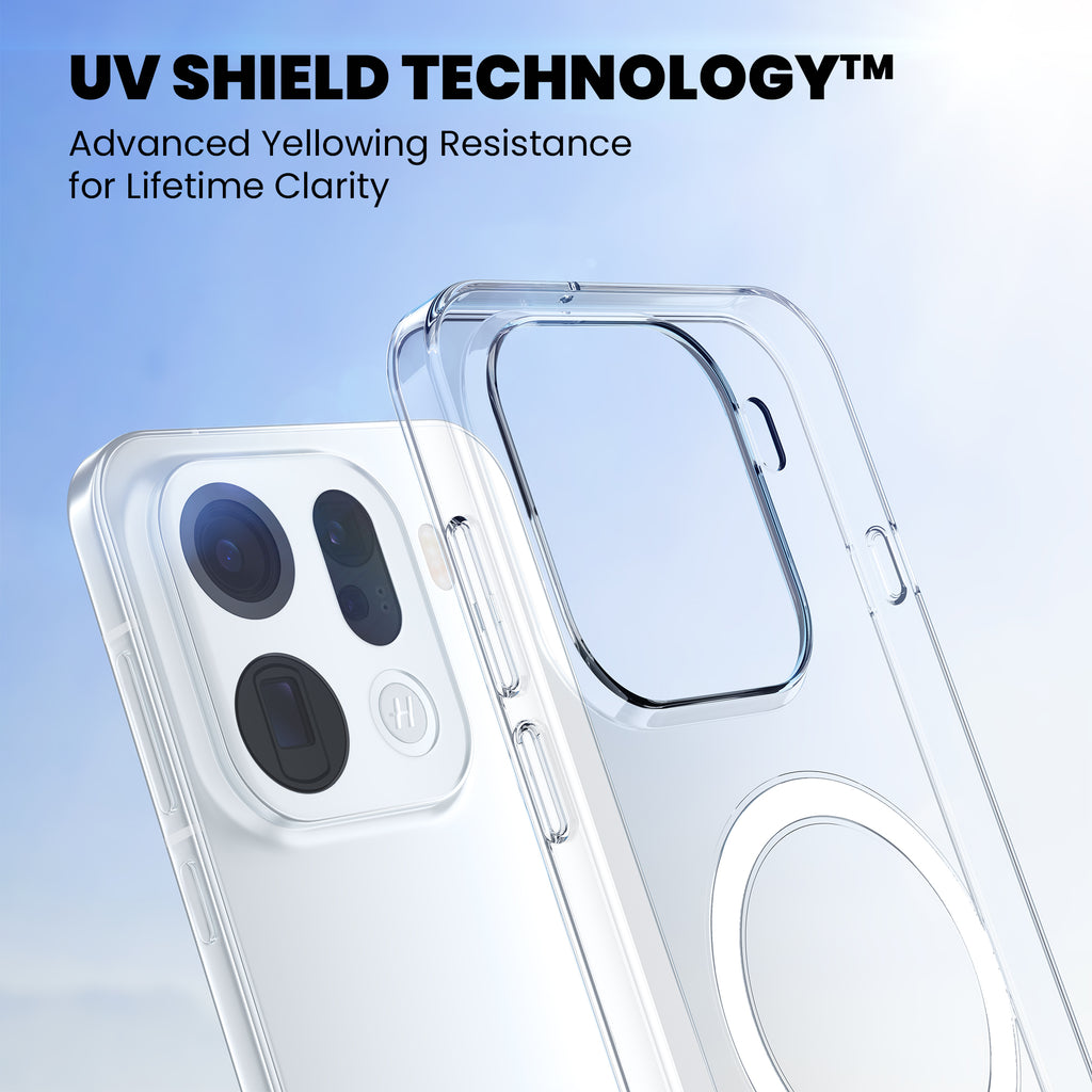 Anti-Yellow Magsafe Clear Case Oppo A Series