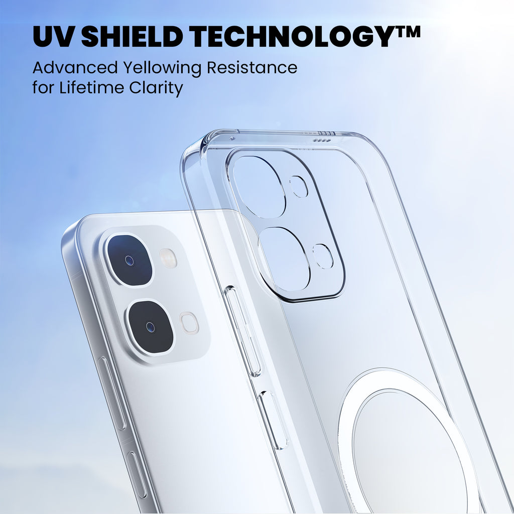 Anti-Yellow Magsafe Clear Case - Vivo Y51 Pro 5G