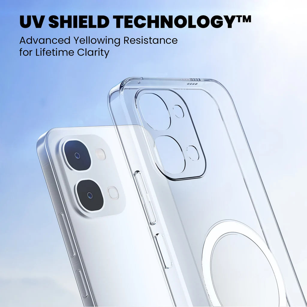 Anti-Yellow Magsafe Clear Case - Vivo Y31t 5G