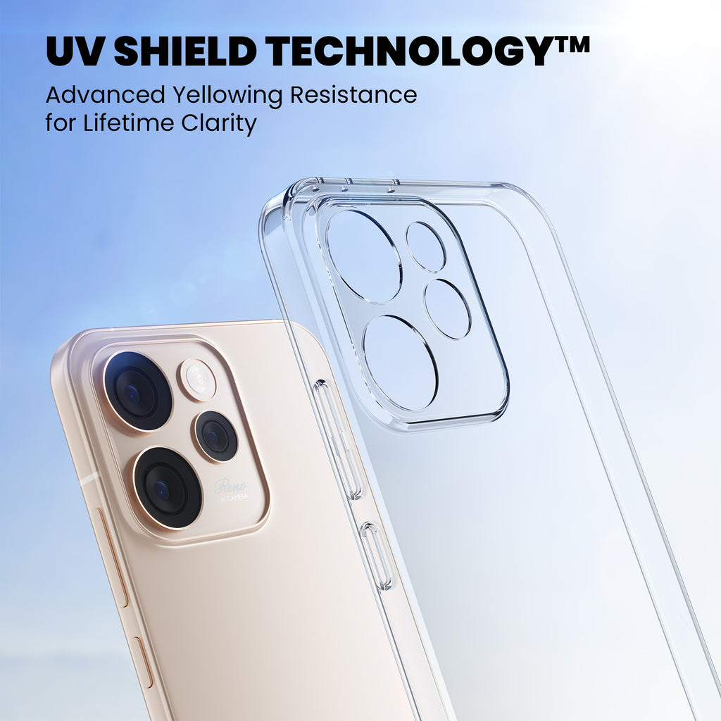Anti-Yellow Clear Case Oppo Reno Series
