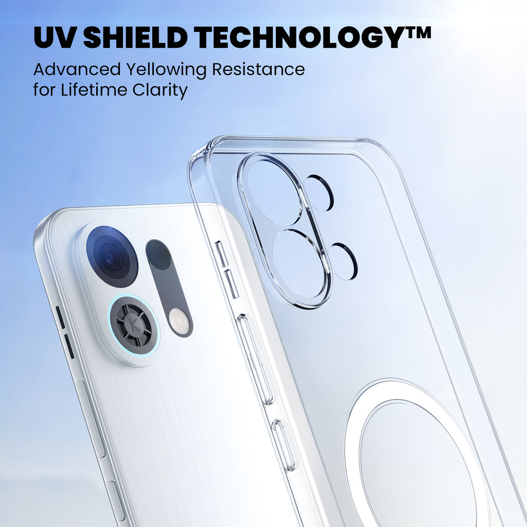 Anti-Yellow Magsafe Clear Case Oppo K Series