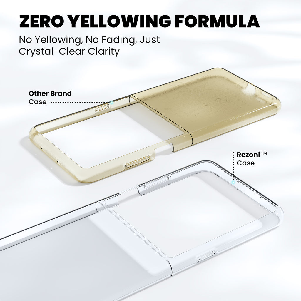 Anti-Yellow Clear Case - Motorola Razr 40 Ultra
