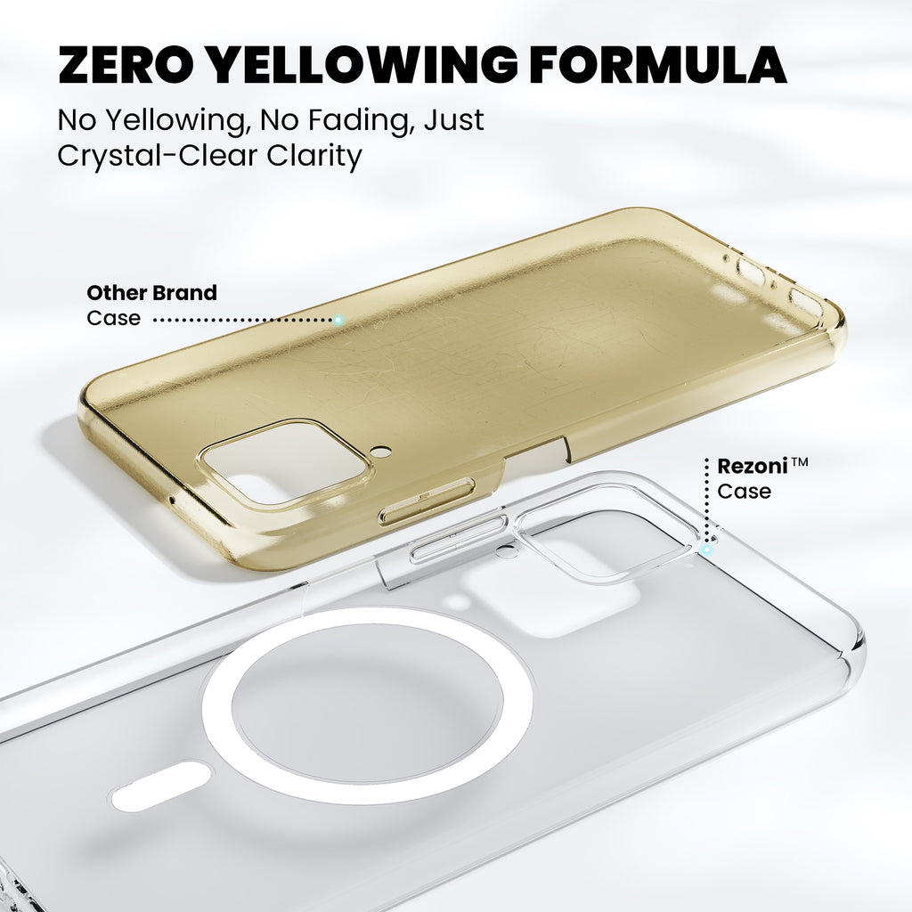 Anti-Yellow Magsafe Clear Case Samsung M Series