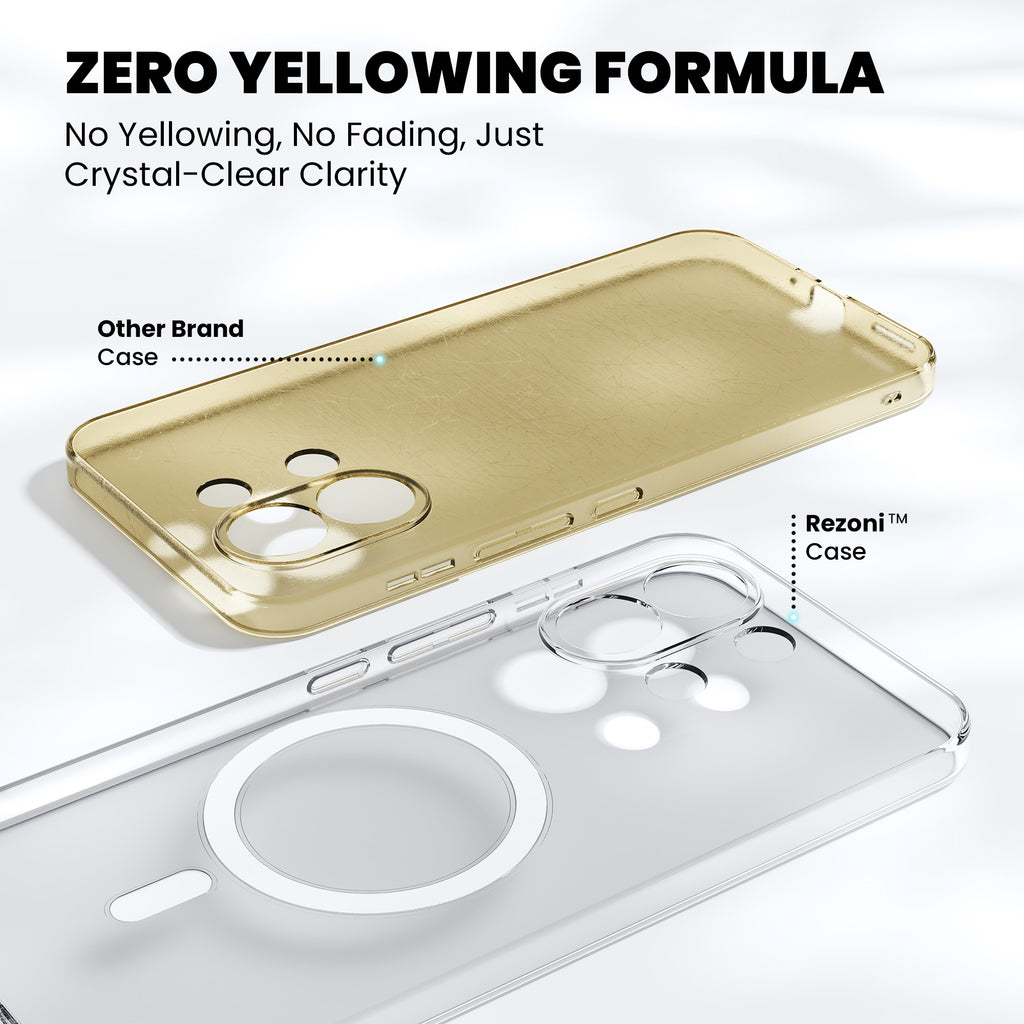 Anti-Yellow Magsafe Clear Case Oppo K Series