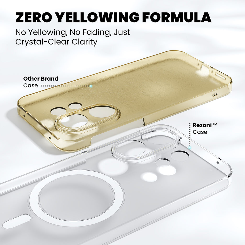 Anti-Yellow Magsafe Clear Case - Vivo V17 Pro