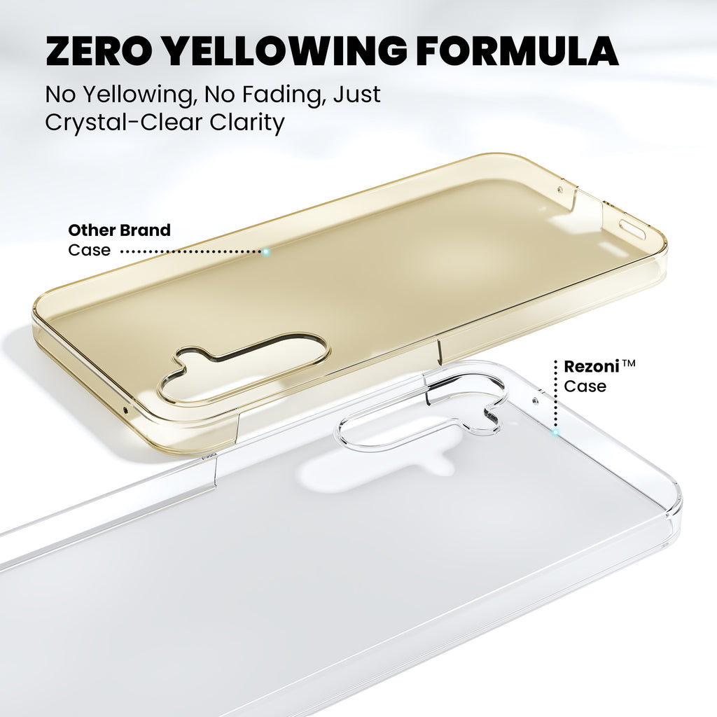 Anti-Yellow Clear Case Samsung M Series