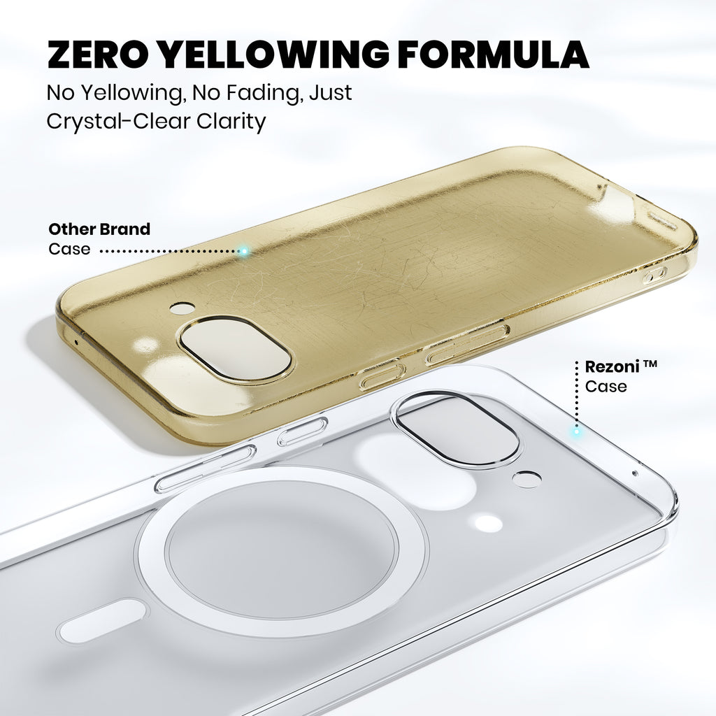 Anti-Yellow Magsafe Clear Case Google Pixel