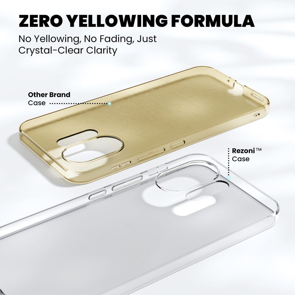 Anti-Yellow Clear Case Oppo A Series