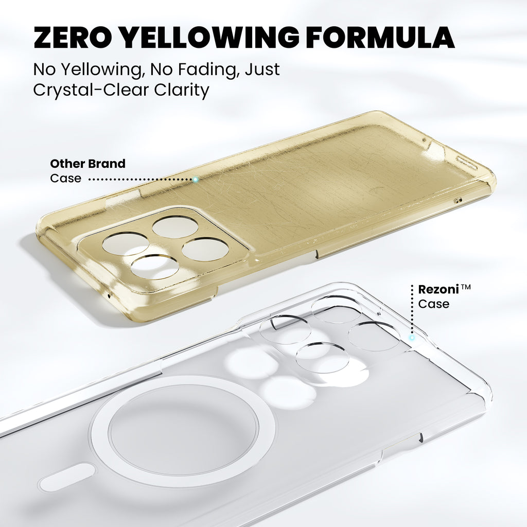 Anti-Yellow Magsafe Clear Case - Motorola Edge 60 Pro