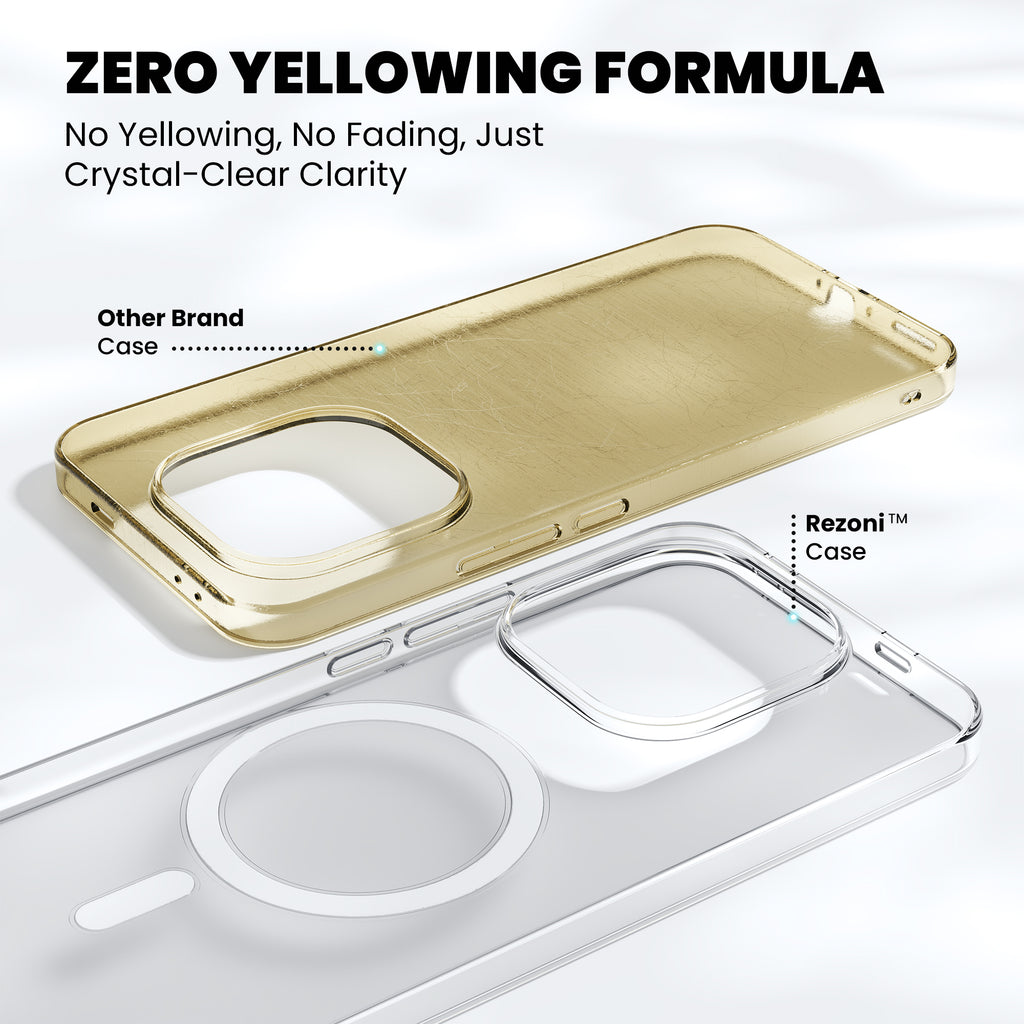 Anti-Yellow Magsafe Clear Case - iQOO Z9s 5G