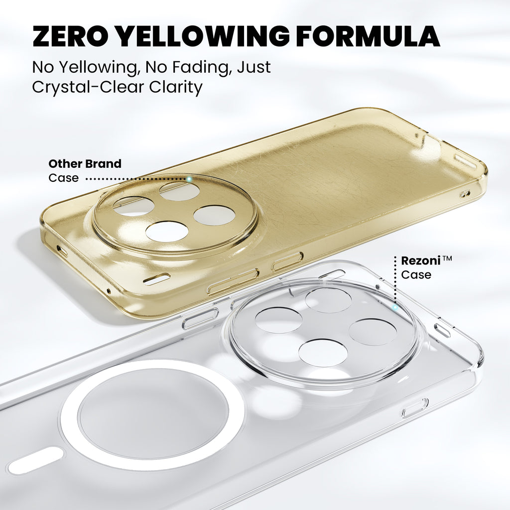Anti-Yellow Magsafe Clear Case - Vivo T4 5G