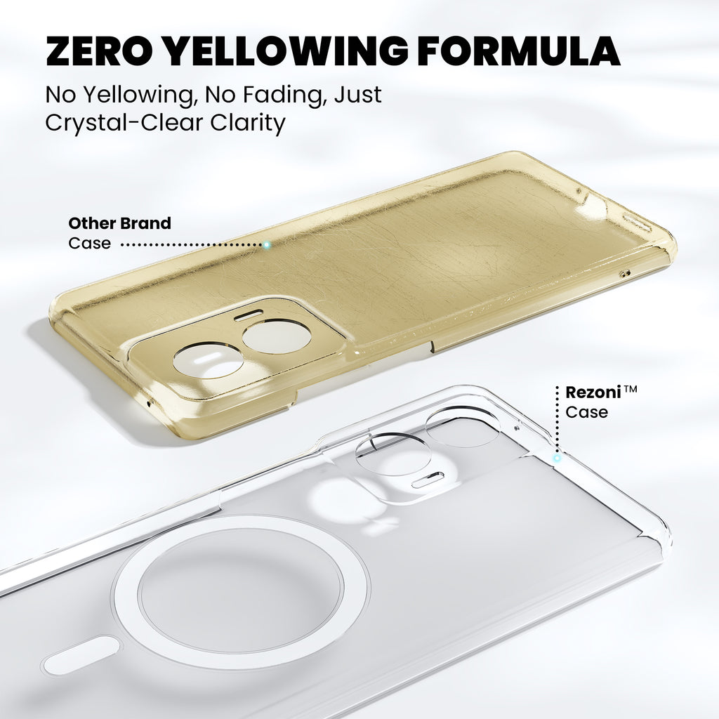 Anti-Yellow Magsafe Clear Case - Moto G85 5G
