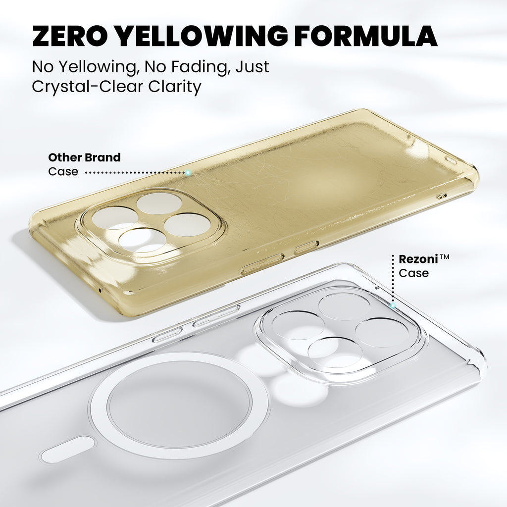 Anti-Yellow Magsafe Clear Case - Redmi Note 14 Pro Plus 5G