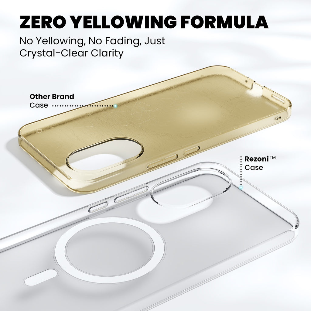 Anti-Yellow Magsafe Clear Case - Redmi 9i