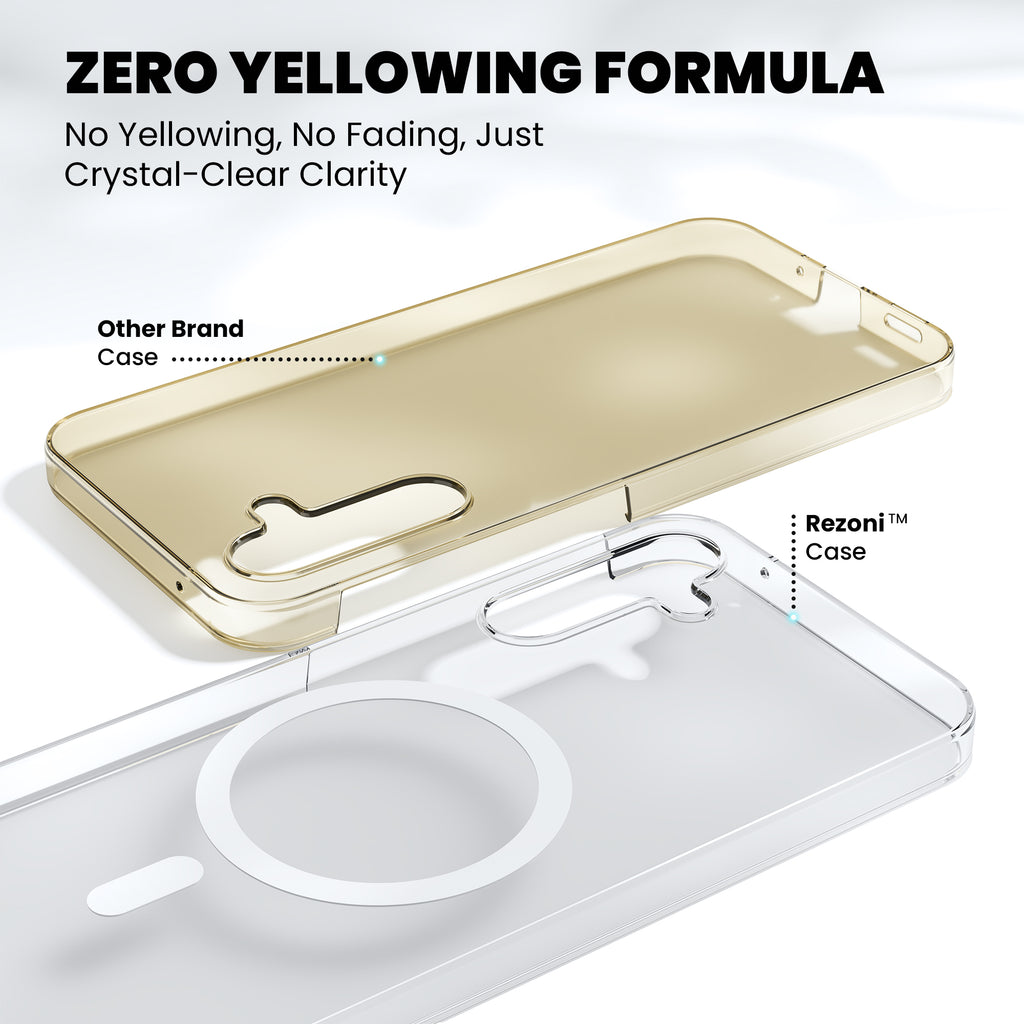 Anti-Yellow Magsafe Clear Case Samsung A Series