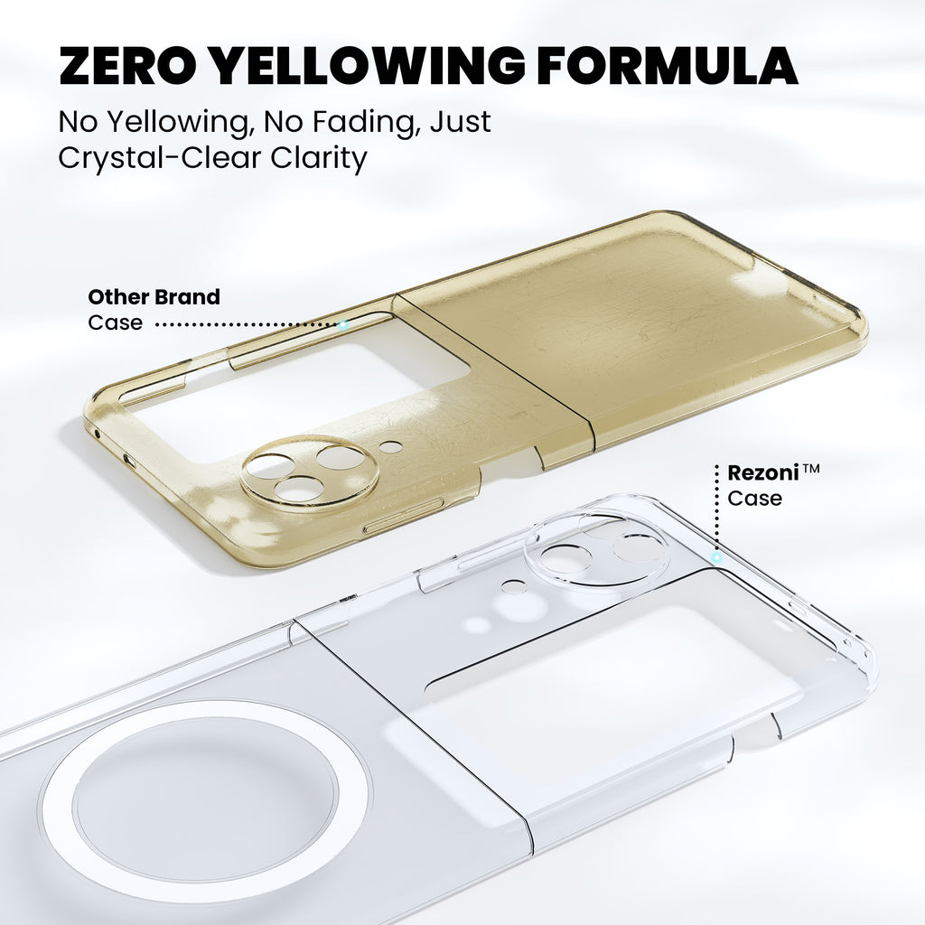Anti-Yellow Magsafe Clear Case Oppo N Series