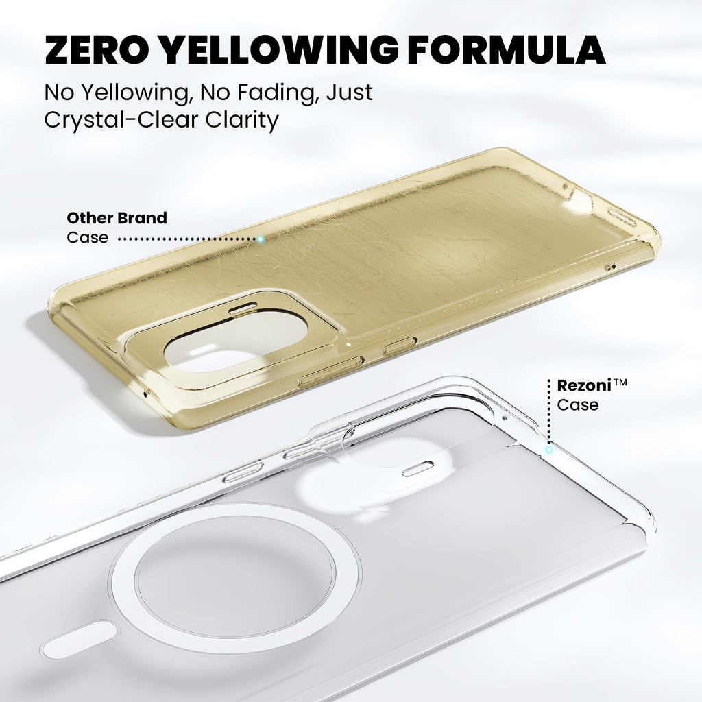 Anti-Yellow Magsafe Clear Case - Moto G82 5G