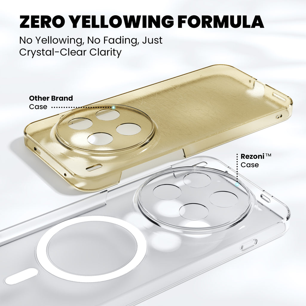 Anti-Yellow Magsafe Clear Case - Vivo X90 Pro