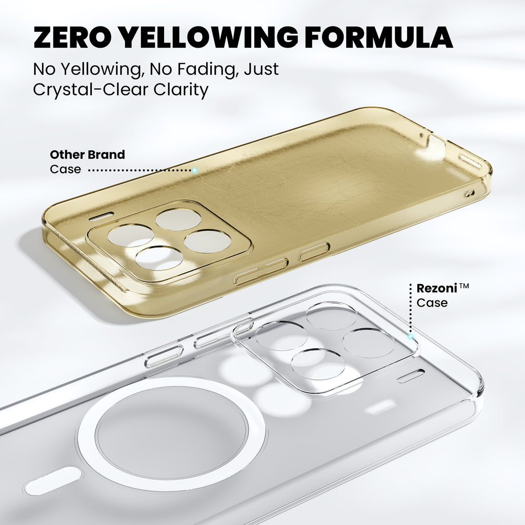 Anti-Yellow Magsafe Clear Case Xiaomi