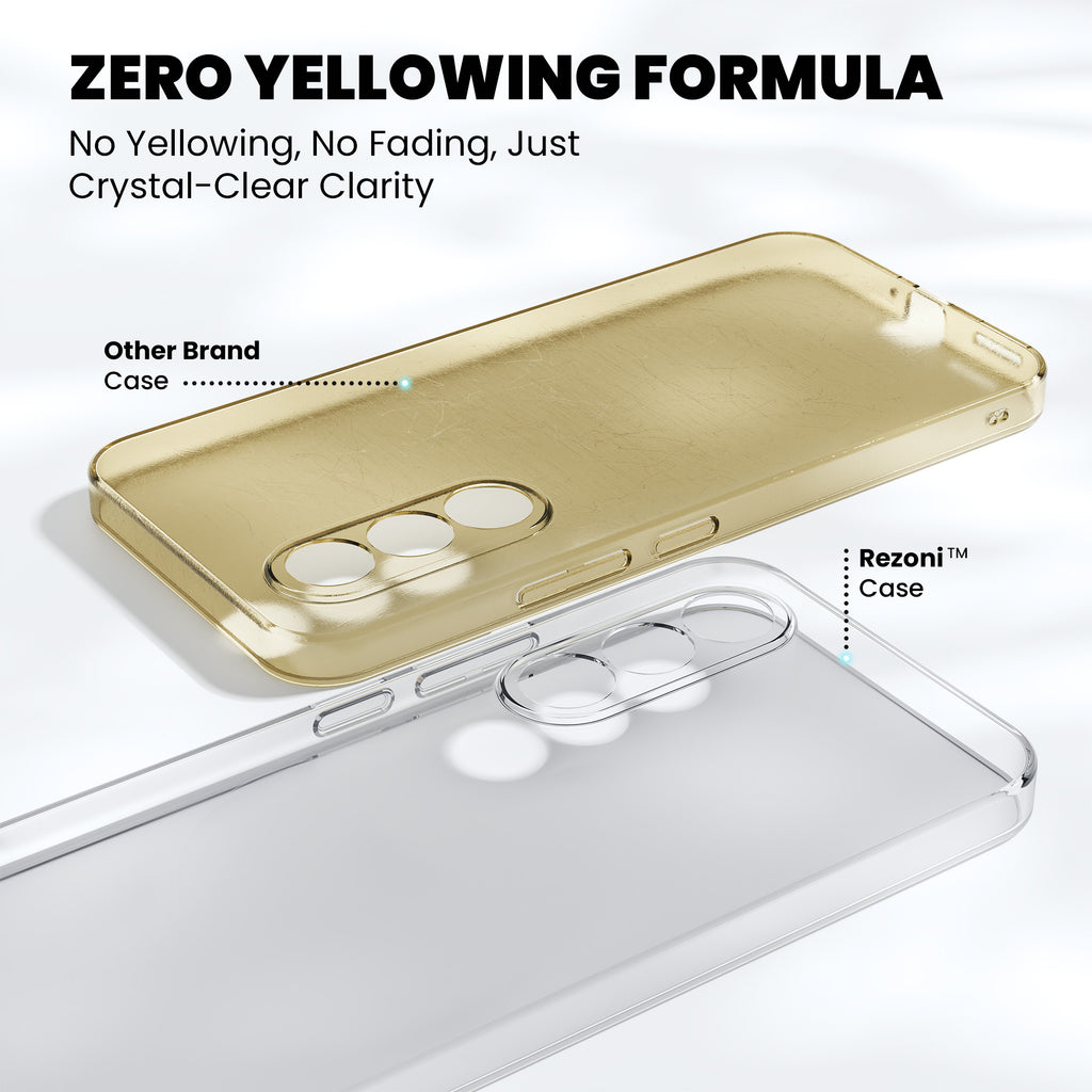 Anti-Yellow Clear Case - Vivo V70 FE