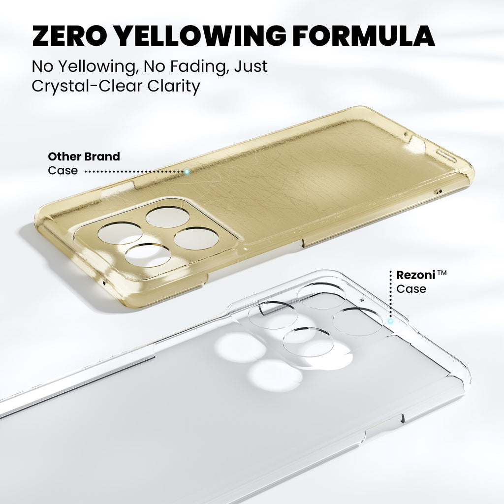 Anti-Yellow Clear Case - Motorola Edge 60 Stylus