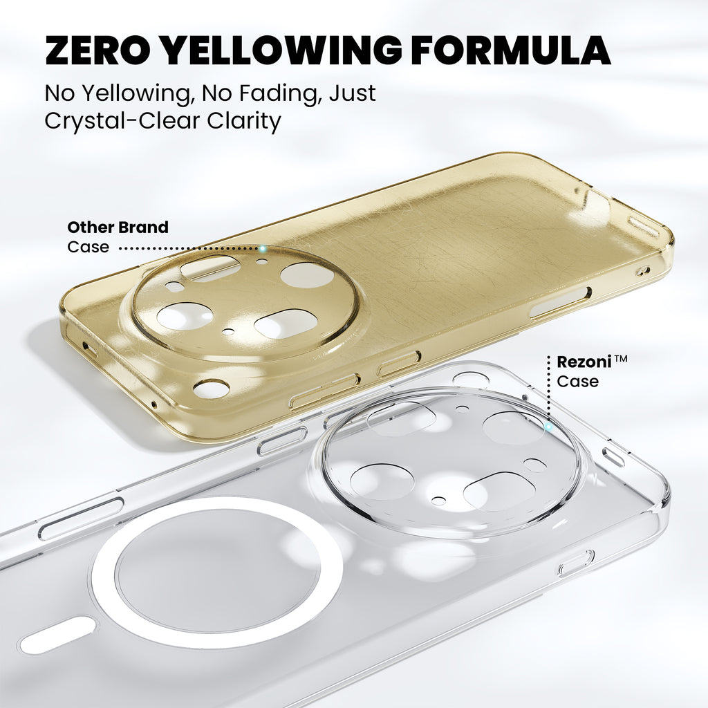 Anti-Yellow Magsafe Clear Case Oppo X Series