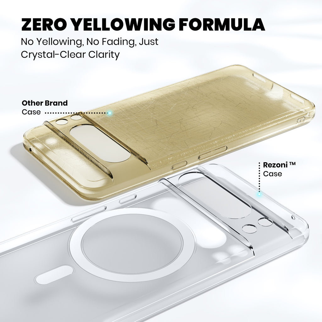 Anti-Yellow Magsafe Clear Case Google Pixel