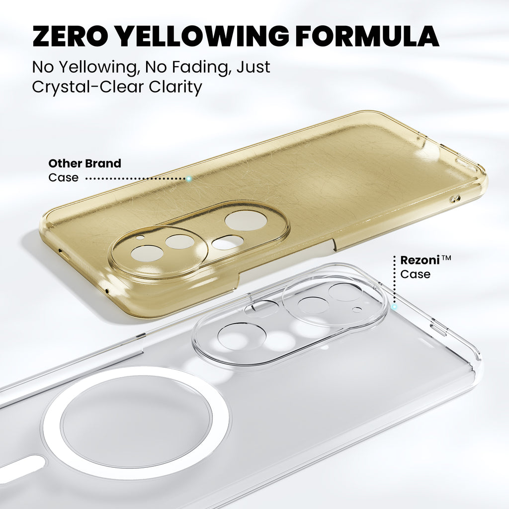 Anti-Yellow Magsafe Clear Case - Vivo T3 Ultra
