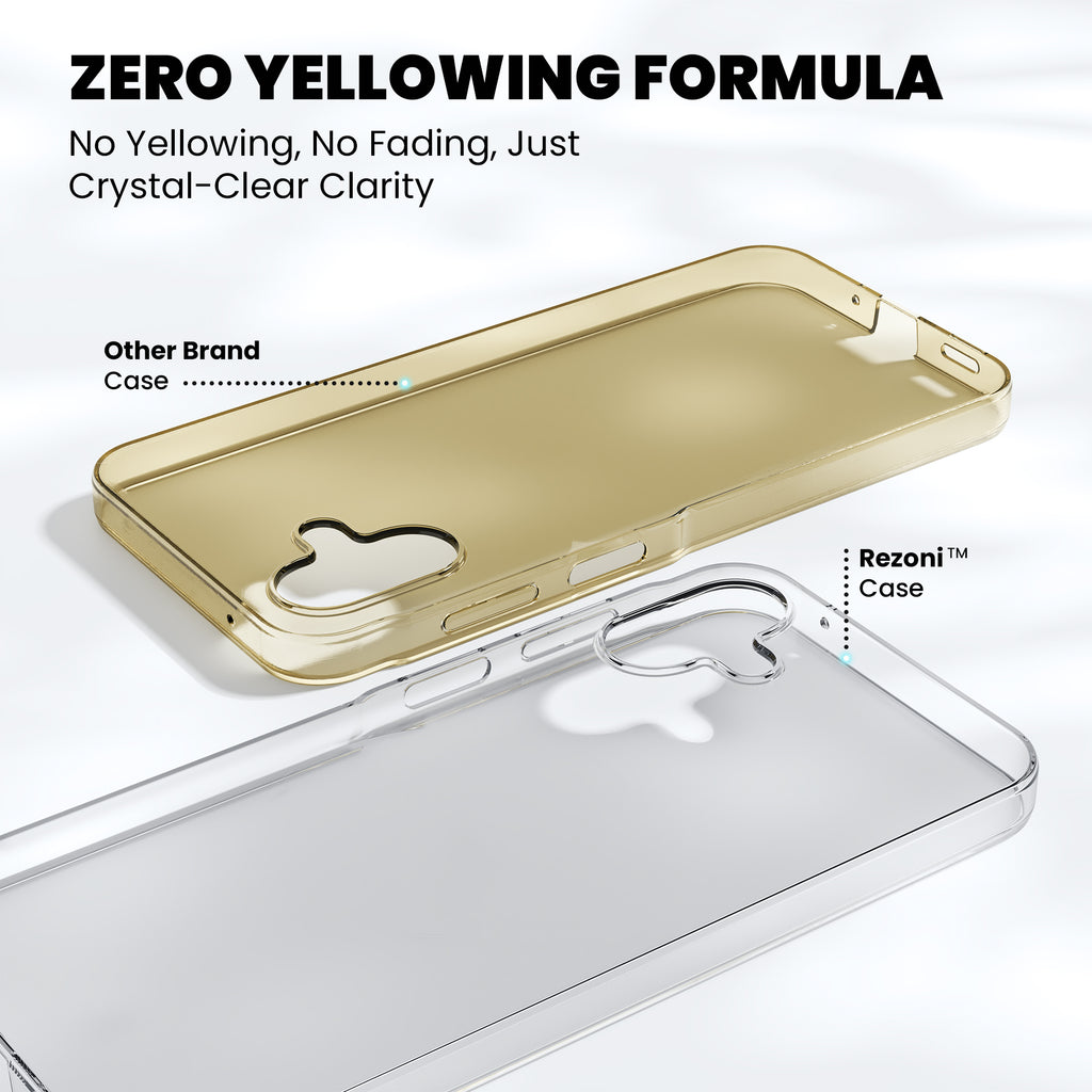 Anti-Yellow Clear Case Samsung M Series