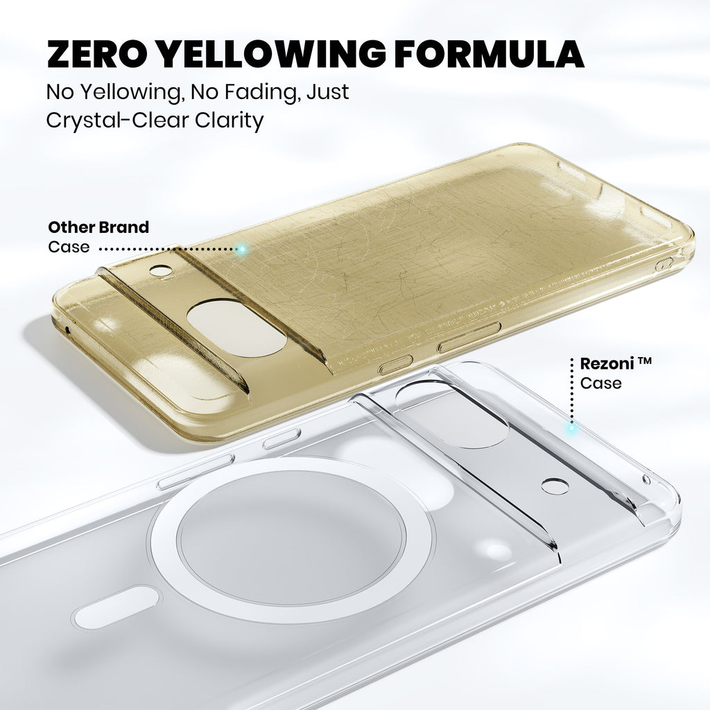 Anti-Yellow Magsafe Clear Case Google Pixel