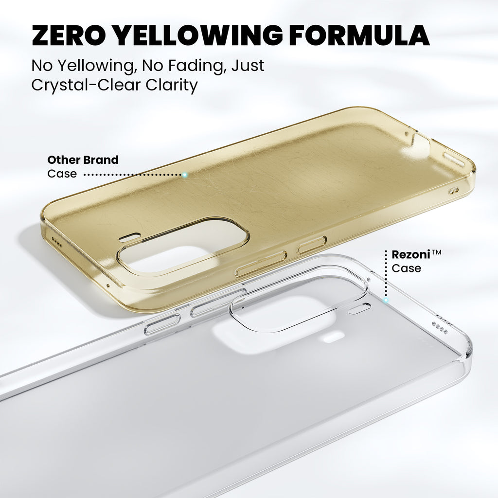 Anti-Yellow Clear Case - Vivo T5 Pro 5G