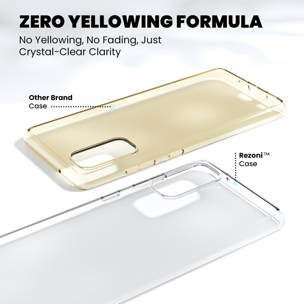 Anti-Yellow Clear Case Samsung M Series