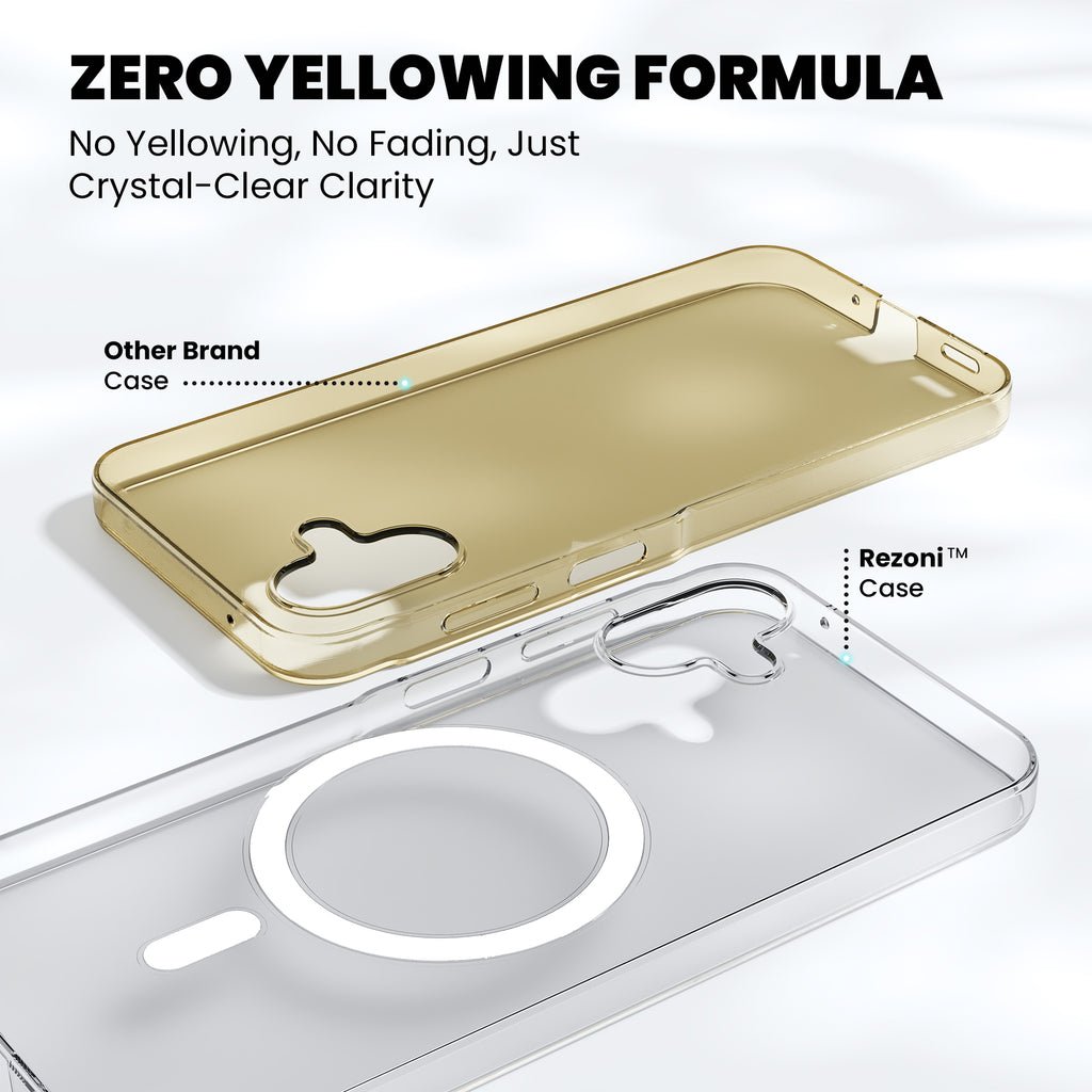 Anti-Yellow Magsafe Clear Case Samsung F Series