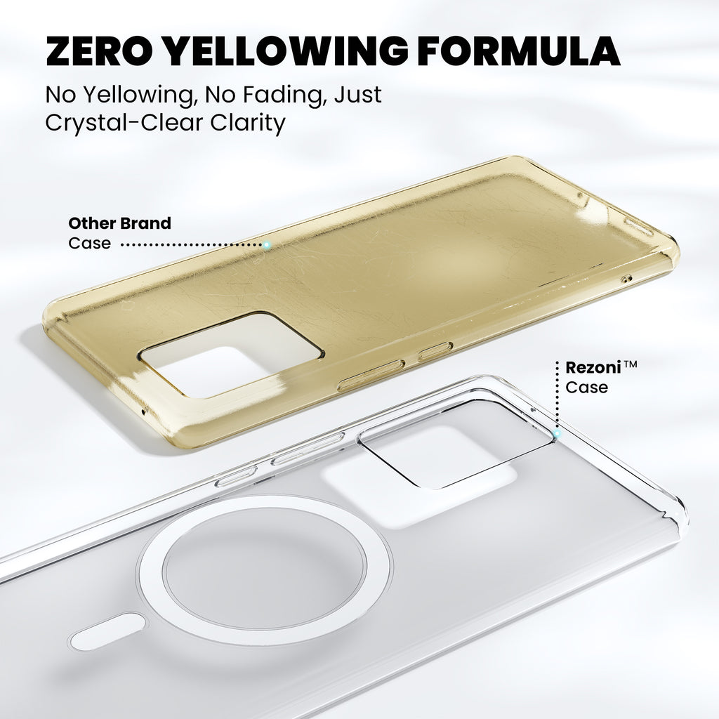 Anti-Yellow Magsafe Clear Case - Redmi Note 11T 5G
