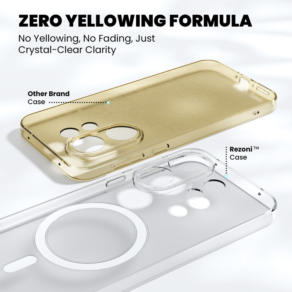 Anti-Yellow Magsafe Clear Case - Vivo V15