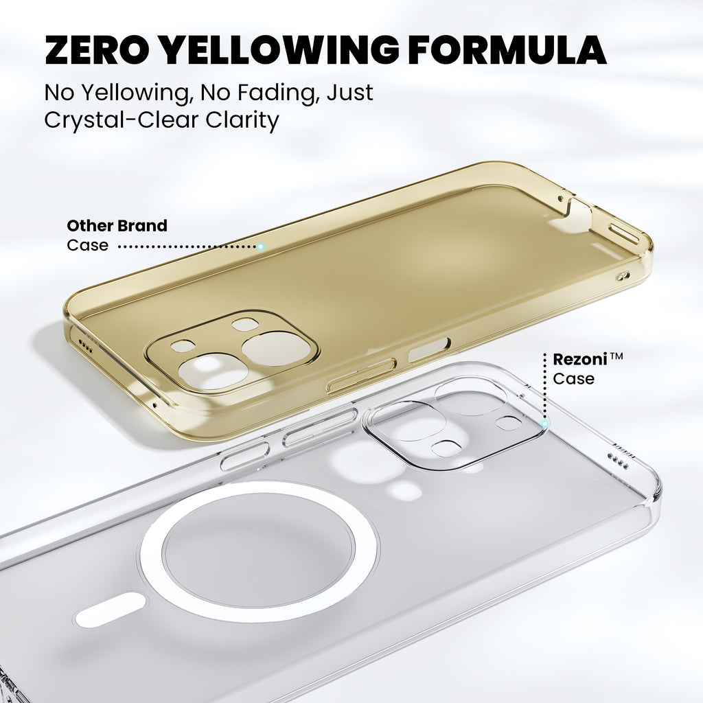 Anti-Yellow Magsafe Clear Case - Vivo Y51 Pro 5G