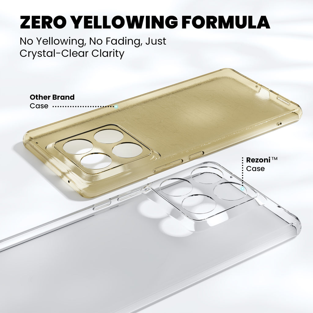 Anti-Yellow Clear Case - Motorola Edge 70 Max