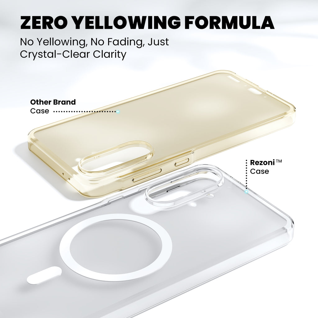 Anti-Yellow Magsafe Clear Case Samsung M Series