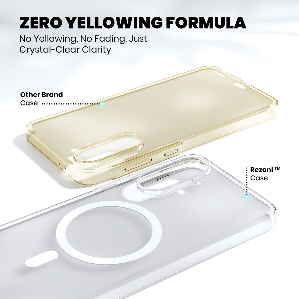 Anti-Yellow Magsafe Clear Case Samsung A Series