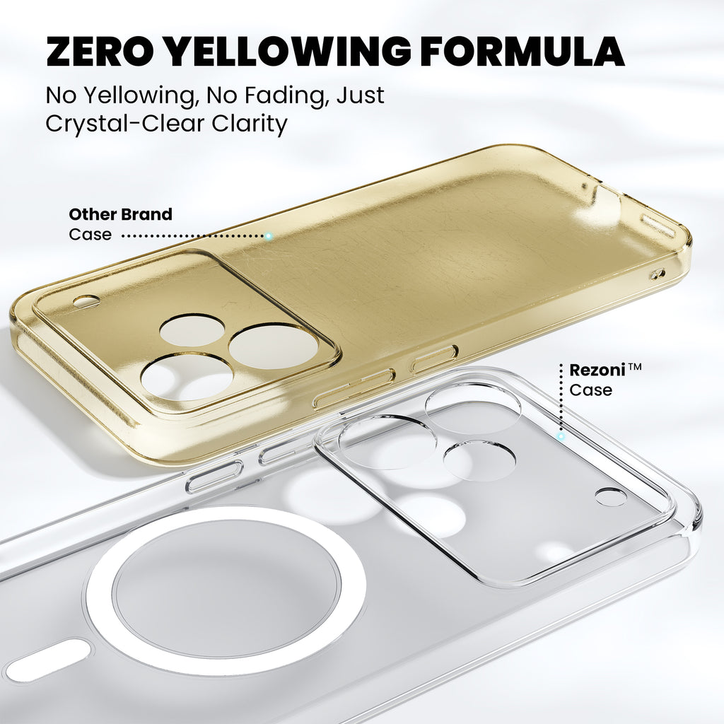 Anti-Yellow Magsafe Clear Case - Realme C100i 4G