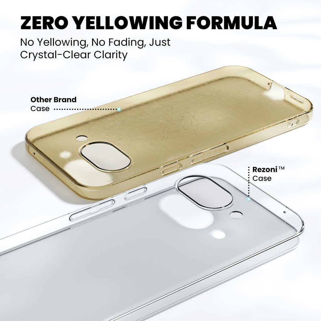 Anti-Yellow Clear Case Google Pixel