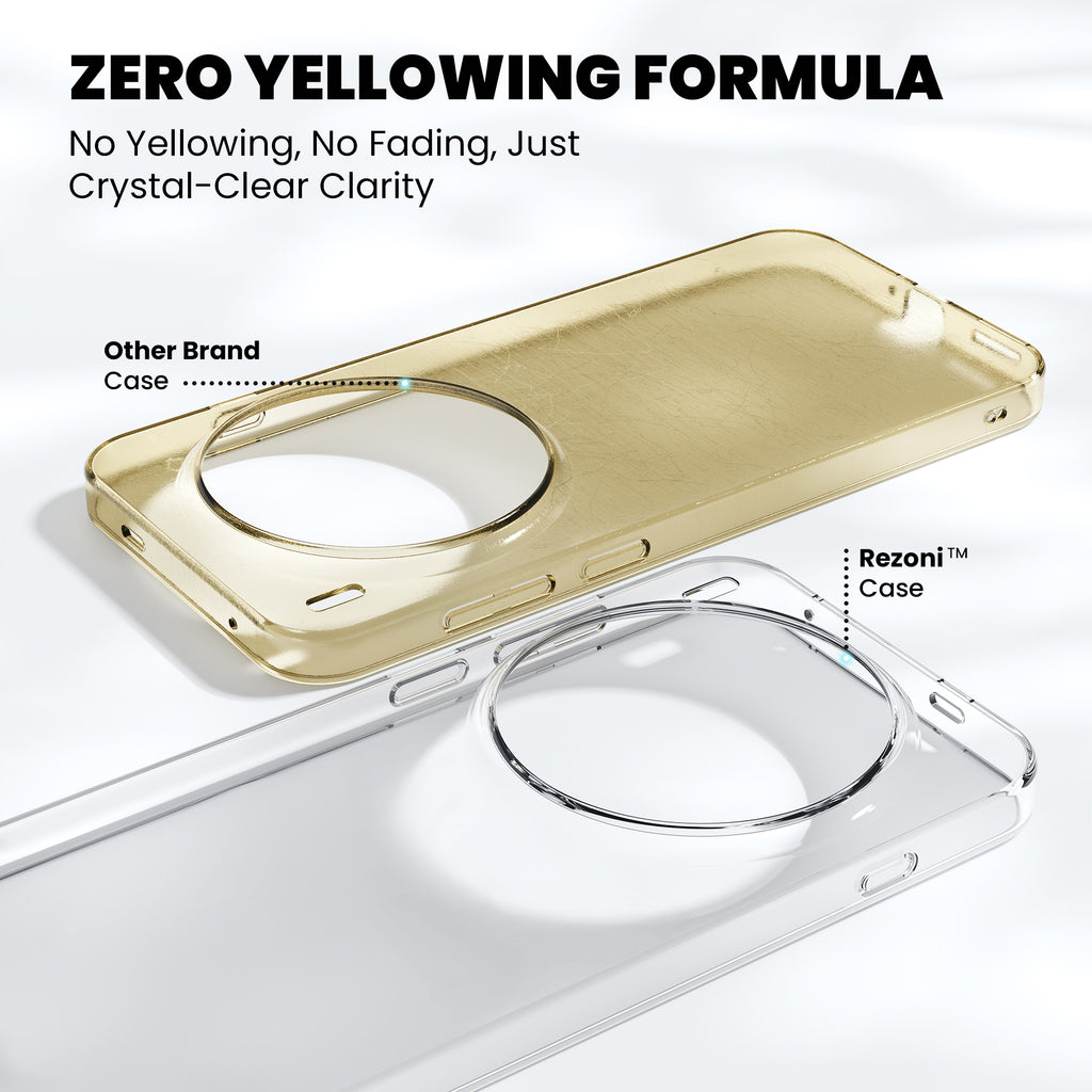 Anti-Yellow Clear Case - Vivo T3 Pro 5G
