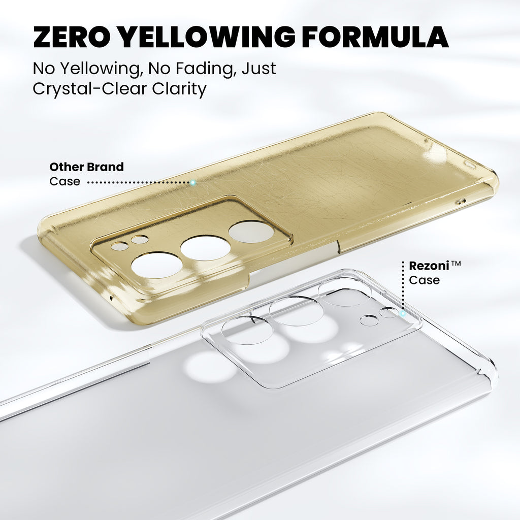 Anti-Yellow Clear Case - Vivo V27 Pro