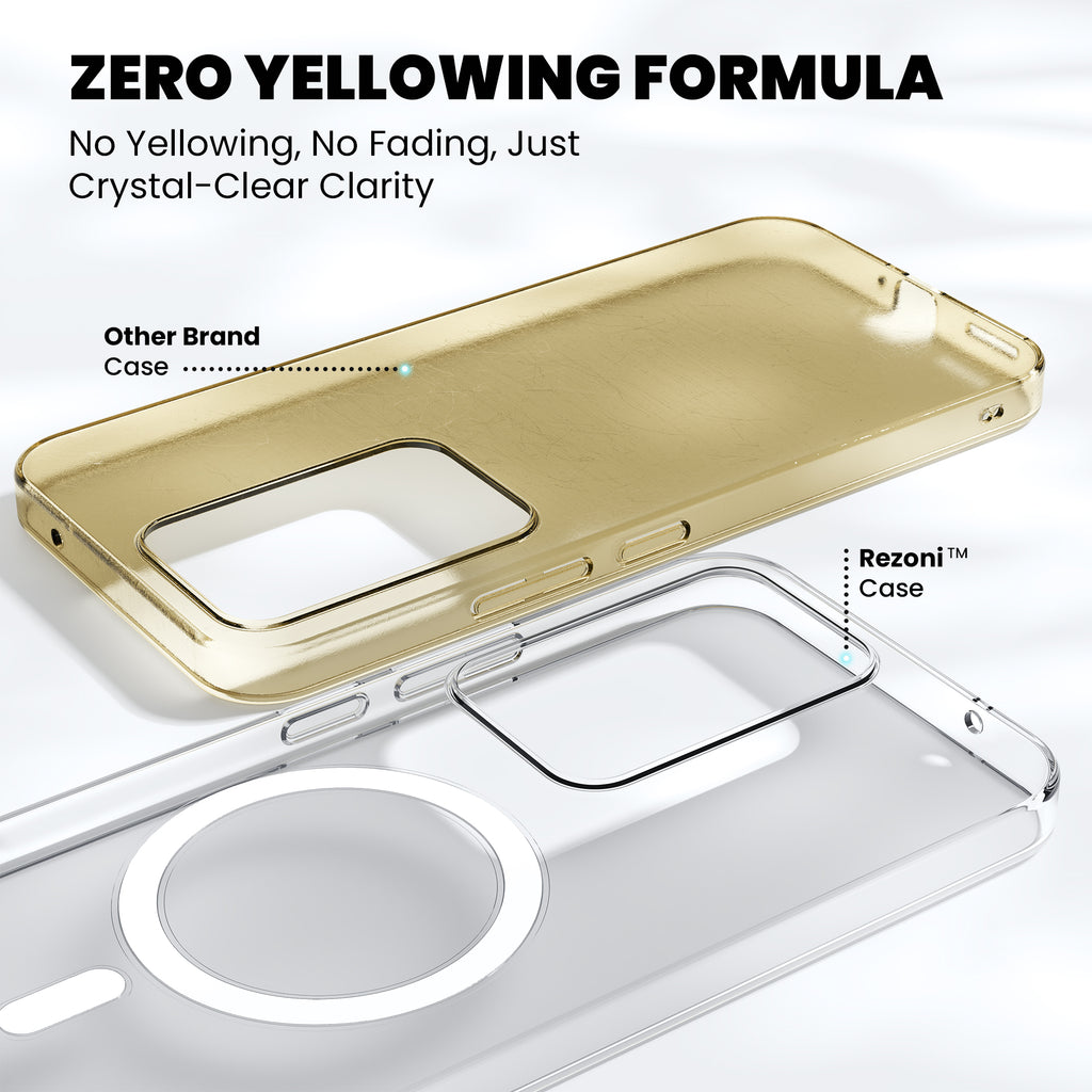 Anti-Yellow Magsafe Clear Case - Realme C75 5G