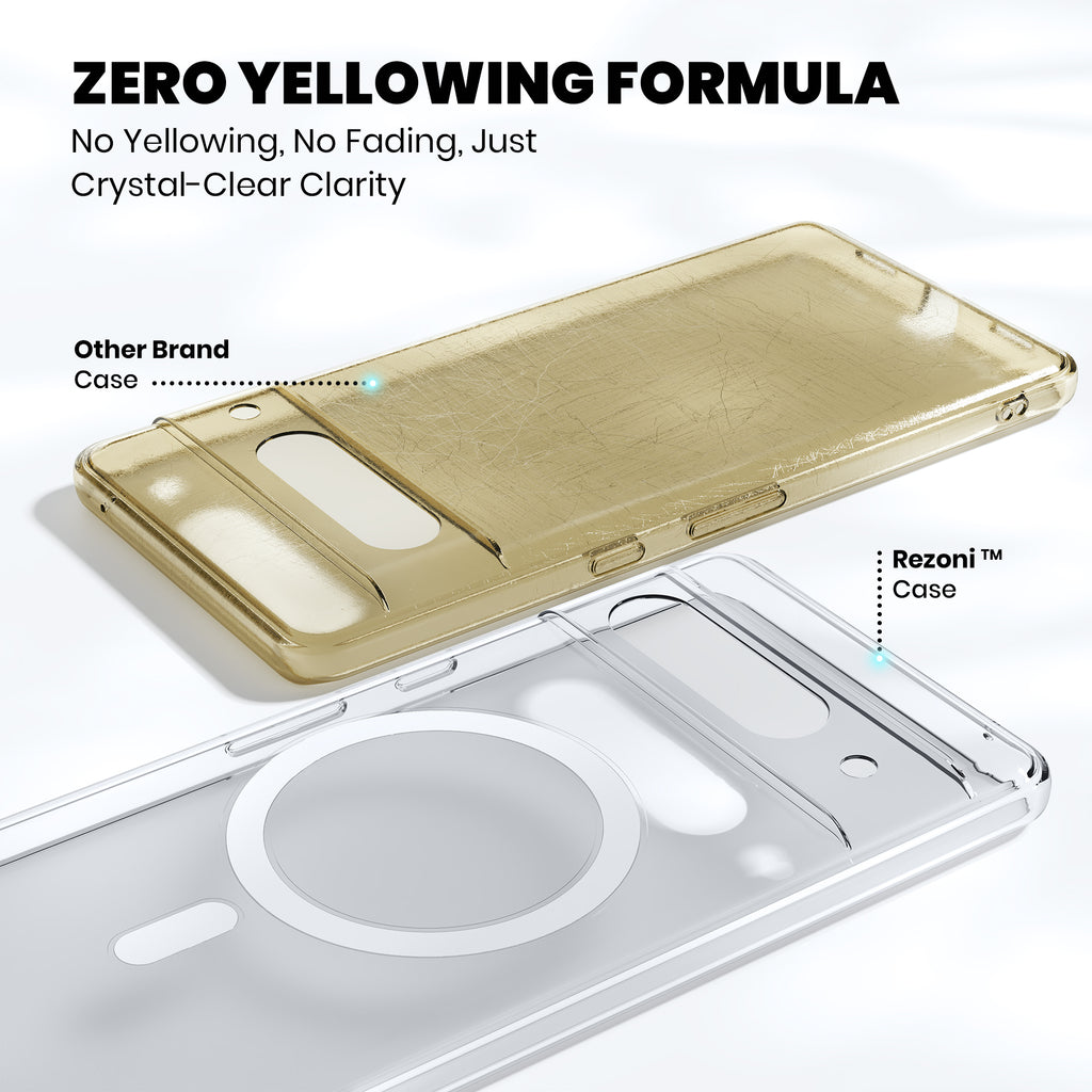 Anti-Yellow Magsafe Clear Case Google Pixel
