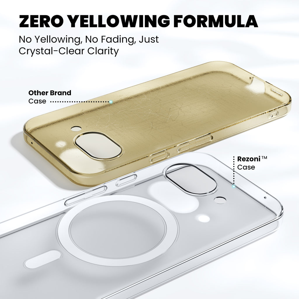 Anti-Yellow Magsafe Clear Case Google Pixel