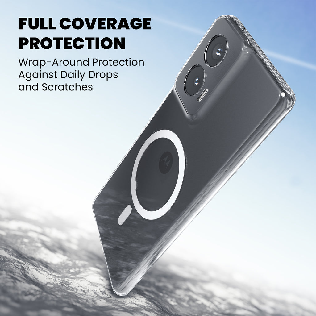 Anti-Yellow Magsafe Clear Case - Moto G96 5G