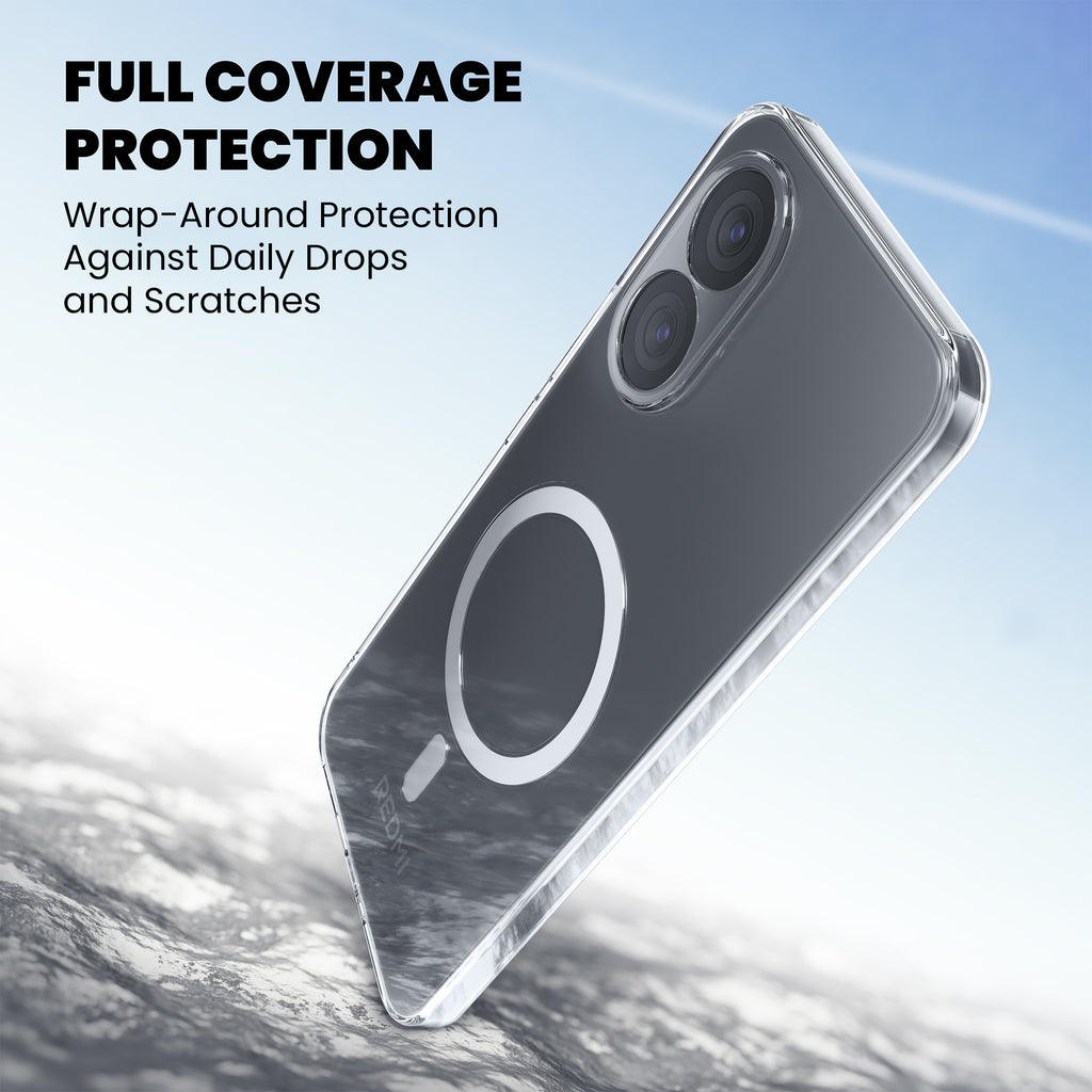 Anti-Yellow Magsafe Clear Case - Redmi 9 Power