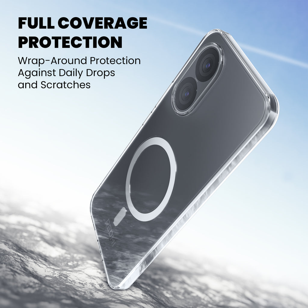 Anti-Yellow Magsafe Clear Case - Redmi 8A Dual