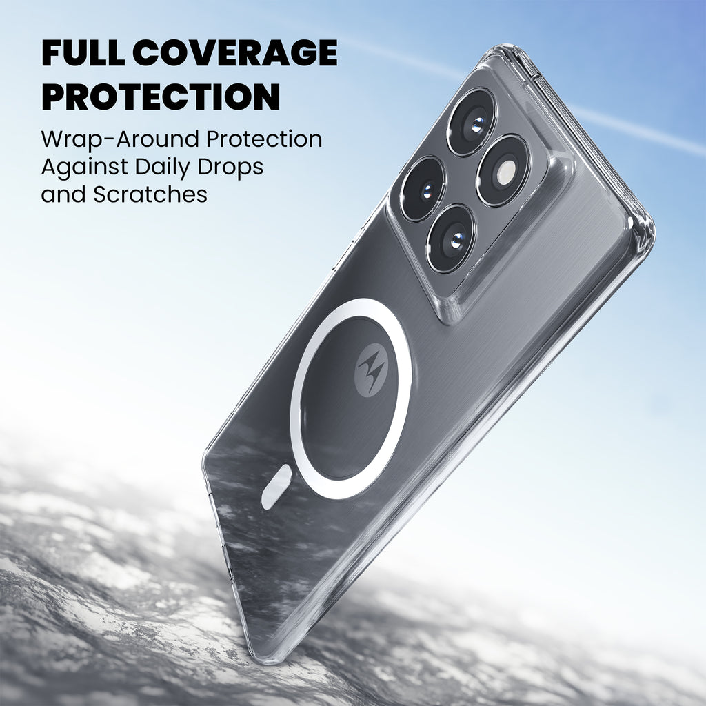 Anti-Yellow Magsafe Clear Case - Motorola Edge 70 Max